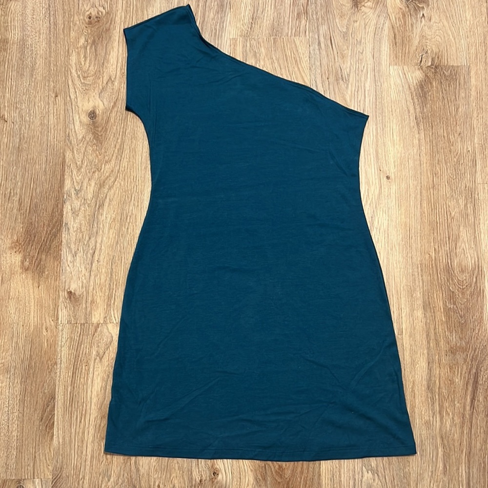 Lux Urban Outfitters One Shoulder Asymmetrical Fitted Dress